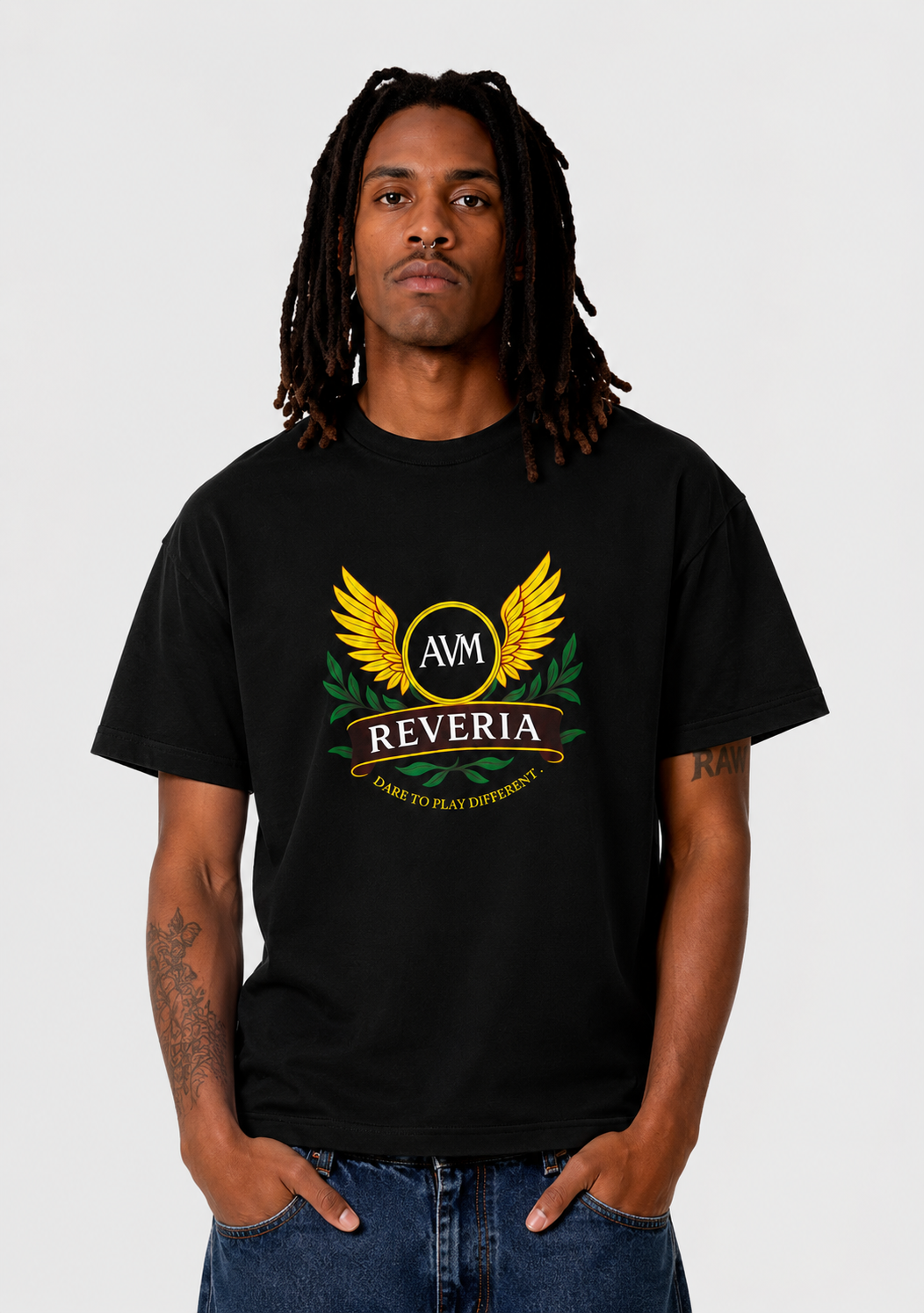 Black tee nothing to lose - Flat view